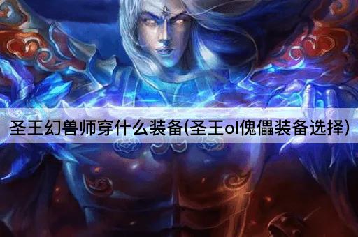 圣王幻兽师穿什么装备(圣王ol傀儡装备选择)