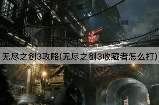 无尽之剑3攻略(无尽之剑3收藏者怎么打)