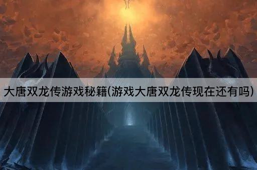 大唐双龙传游戏秘籍(游戏大唐双龙传现在还有吗)