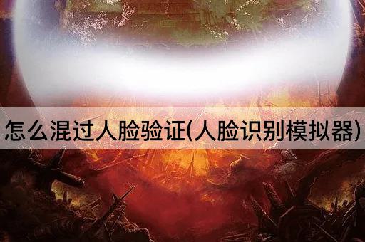 怎么混过人脸验证(人脸识别模拟器)