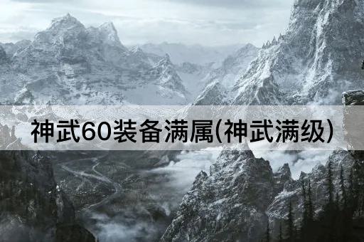 神武60装备满属(神武满级)