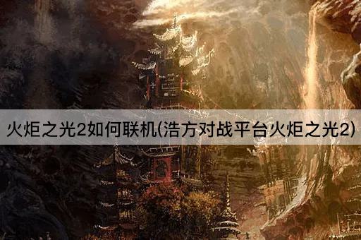 火炬之光2如何联机(浩方对战平台火炬之光2)